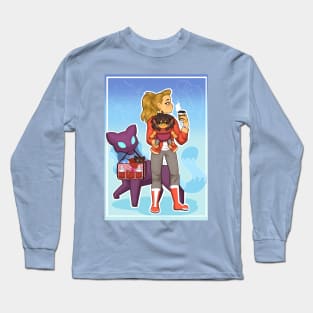 babysitting Catra Long Sleeve T-Shirt